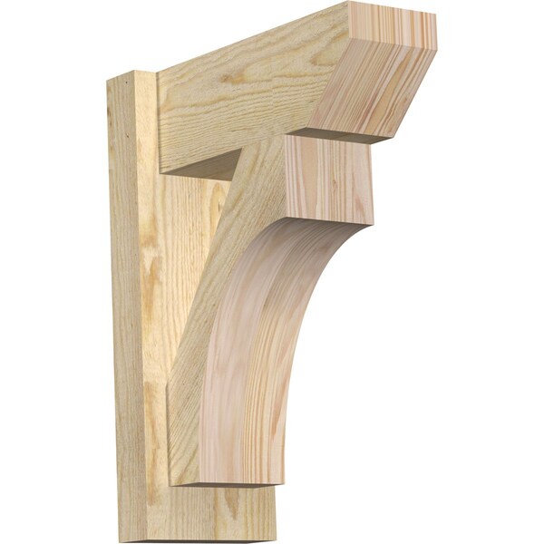 Ekena Millwork Westlake Slat Rough Sawn Outlooker, Douglas Fir, 6"W x 14"D x 18"H OUT06X14X18WTL06RDF - main